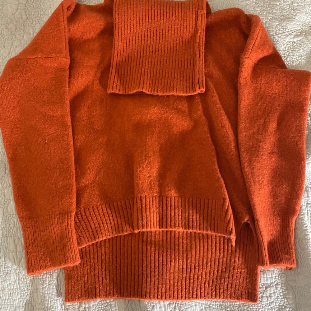 Orange Sweater